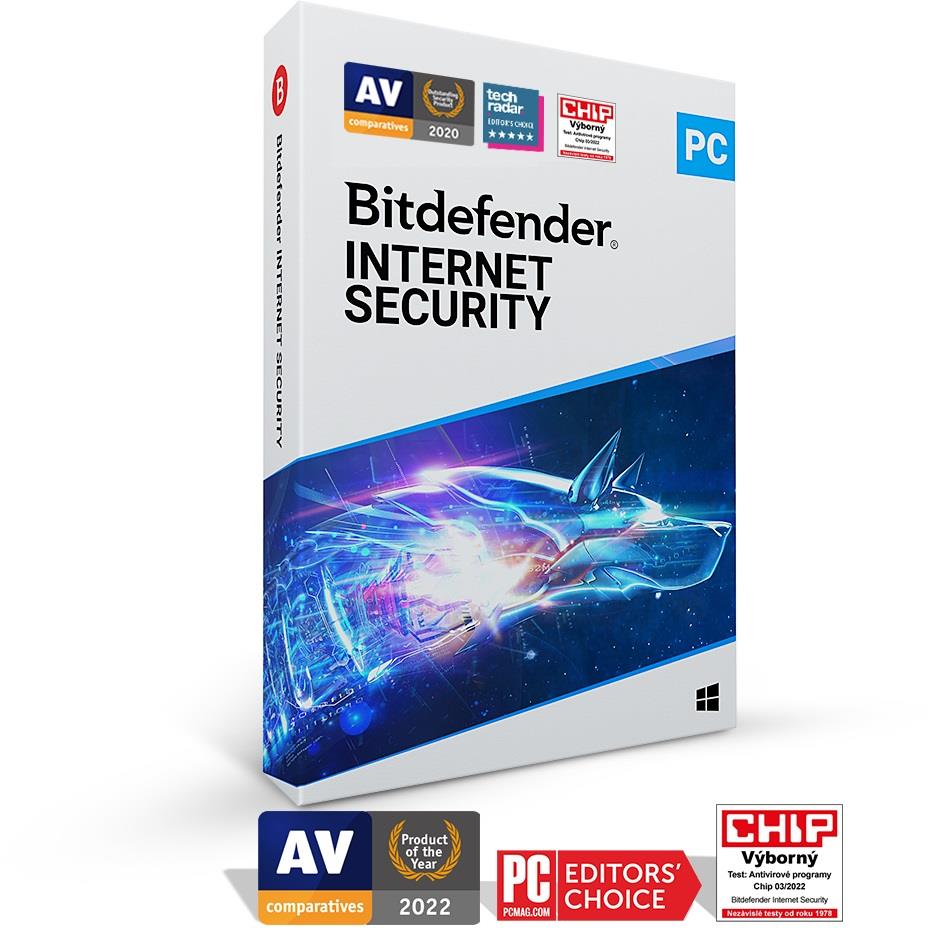 Bitdefender Internet Security - 1PC na 3 roky - elektronická licence do emailu IS01ZZCSN3601LEN