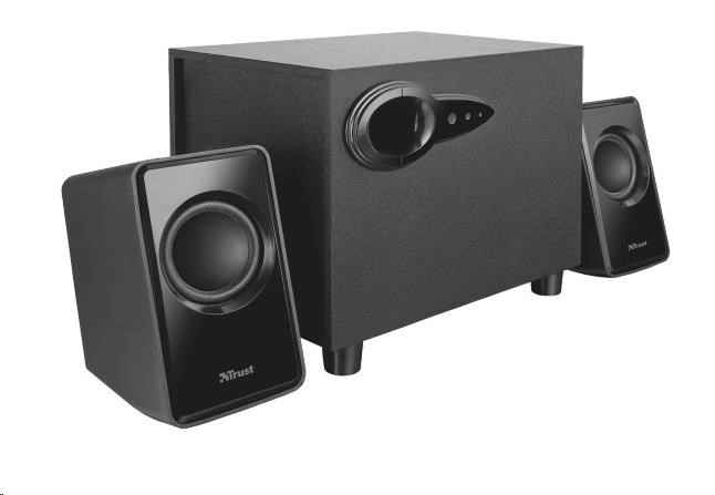TRUST Reproduktory 2.1 Avora Subwoofer Speaker Set - black 20442