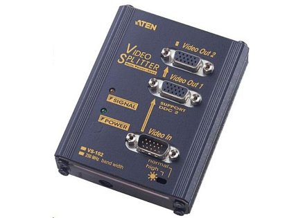 ATEN Video rozbočovač 1 PC - 2 VGA 250Mhz