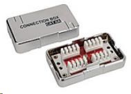 Solarix Spojovací box CAT6A STP 8p8c LSA+/Krone KRJS45-VEB6A