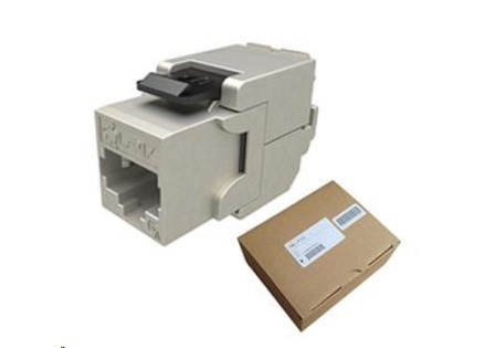 Solarix MULTIPACK 24 ks - 10G keystone CAT6A STP samořezný SXKJ-10G-STP-BK-SA