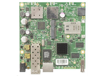 MikroTik RouterBOARD RB922UAGS-5HPacD,720MHz CPU,128MB RAM, 1x LAN, 1x SFP slot, 1xminiPCIe slot + SIM, vč.L4