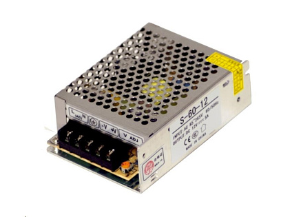 MikroTik průmyslový impulsní zdroj 12V, 5A, 60W