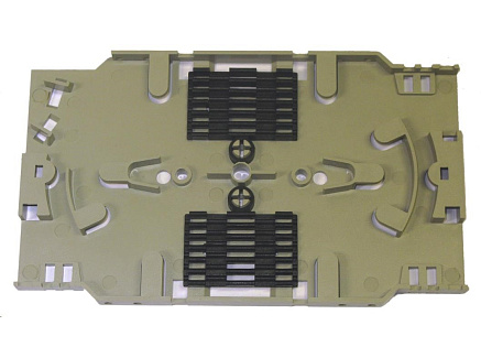 Optická kazeta s víčkem a hřebínky pro 12 svarů