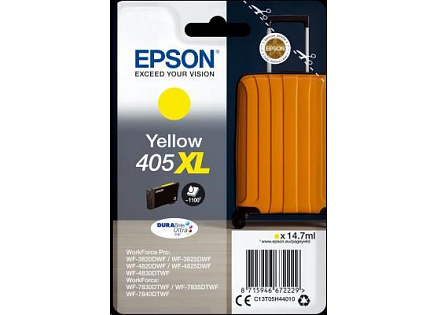 EPSON ink Singlepack Yellow 405XL Durabrite Ultra