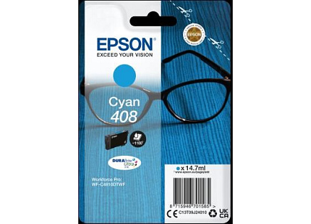 EPSON ink Cyan 408L DURABrite Ultra Ink (1.700 str.)