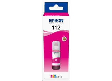 BAZAR - EPSON ink bar 112 EcoTank Pigment Magenta ink bottle - Poškozený obal (Komplet) BAZAR - EPSON ink bar 112 EcoTank Pigment Magenta ink bottle - Poškozený obal (Komplet)
