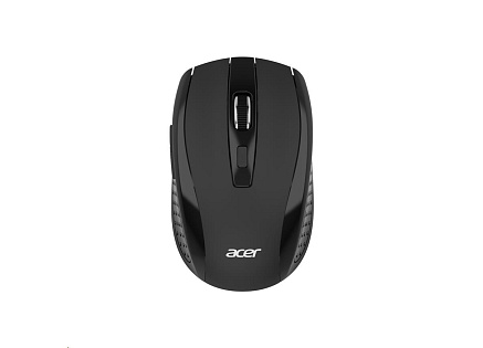 ACER Myš, Wireless mouse MX202 Black - RF 2.4 GHz dongle, DPI 1000/1200/1600, 6 tlačítek