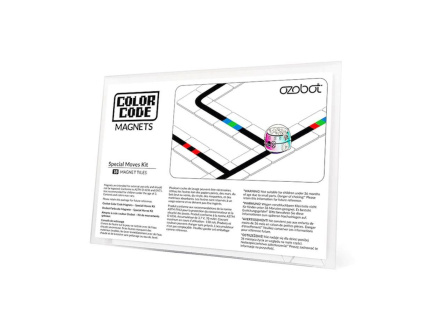 Ozobot sada magnetů s barevnými kódy pro speciální pohyby, 18 ks