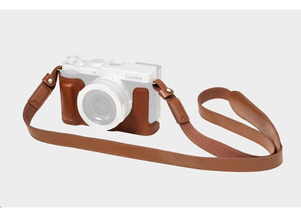 SmallRig 6275 Leather Half Case Kit for Panasonic LUMIX L10 Brown