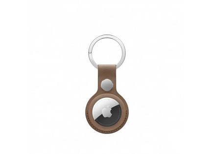 APPLE AirTag FineWoven Key Ring - Taupe