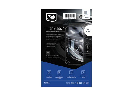 3mk All-Safe - AIO fólie TitanGlass Dry Fitting Phone, 5 ks