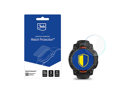 3mk hybridní sklo Watch Protection FlexibleGlass pro Garmin Instinct 3 Tactical Edition 45mm (Solar)