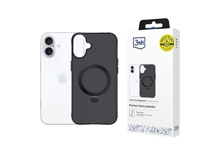 3mk ochranný kryt Smoke Case Mag&Stand pro Apple iPhone 17