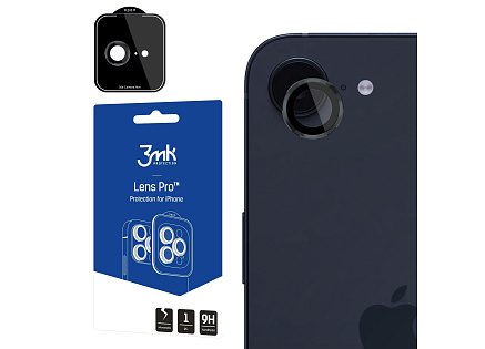 3mk Lens Protection Pro Black pro Apple iPhone 16E