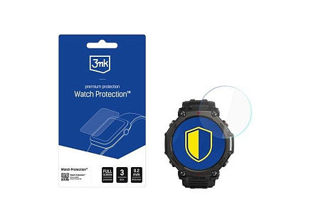3mk hybridní sklo Watch Protection FlexibleGlass pro Amazfit T-Rex 3 Pro 44mm