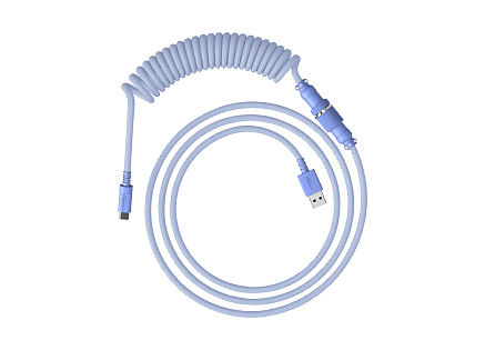 HyperX USB-C Coiled Cable Light Purple - Příslušenství ke klávesnici