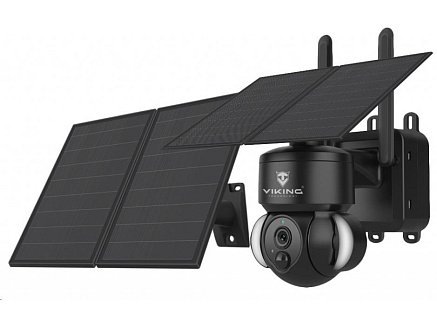 Viking solární outdoorová HD kamera HDs02 4G, černá