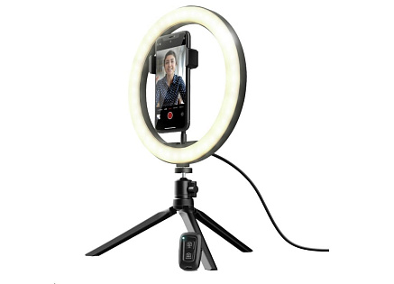 TRUST kruhové světlo Maku Ring Light Vlogging Kit