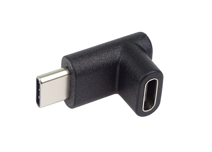 PremiumCord Adaptér USB-C na USB-C, zahnutý 90°