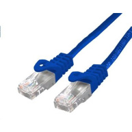 C-TECH kabel patchcord Cat6, UTP, modrý, 1m