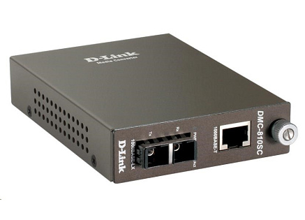 D-Link 1000BaseT to 1000BaseLX (SC) Singlemode Media Converter, do 10 km