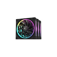 BAZAR DEEPCOOL Ventilátor FL12 3v1, 3x120mm, ARGB, černá, ROZBALENO