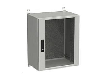 Solarix rozvaděč nástěnný venkovní LC-20 15U 600x500mm, dveře sklo, LC-20-15U-65-12-G