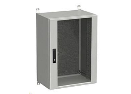 Solarix rozvaděč nástěnný venkovní LC-20 18U 600x300mm, dveře sklo, LC-20-18U-63-12-G