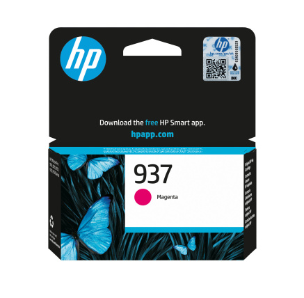 BAZAR - HP 937 Magenta Original Ink Cartridge (800 pages) - Poškozený obal (Komplet)