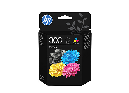 HP 303 2-pack Black/Tri-color Original Ink Cartridges HP 303 2-pack Black/Tri-color Original Ink Cartridges