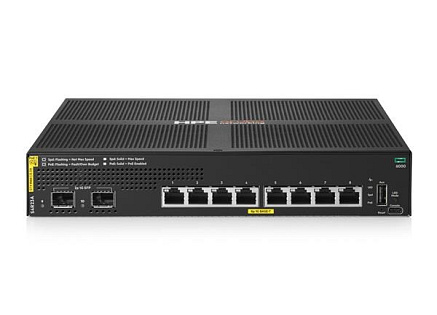 HPE Aruba Networking CX 6000 8p 10M/100M/1G Class4 PoE 2p SFP 1G 67W Switch
