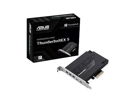 ASUS rozšiřující karta ThunderboltEX 5, PCIe 4.0x4, 2xThunderbolt 5, 3x Mini-DP