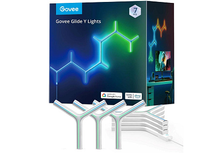 Govee LED RGBIC Y Shape Light Panel - 7ks