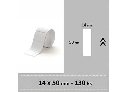 Niimbot štítky RP 15x50mm 125ks Bílé pro D11, D11-M, D110, D110-H