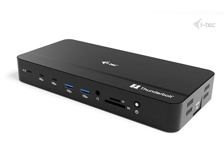i-tec Thunderbolt 5 Triple Display Docking Station, M.2 slot, 6x USB, 2.5 GLAN, PD 140W