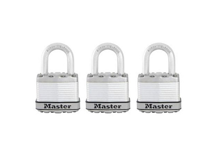 Master Lock Excell M1EURTRI Set 3 ks titanových visacích zámků