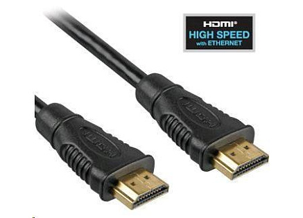 PREMIUMCORD Kabel HDMI 15m High Speed + Ethernet (v1.4), zlacené konektory