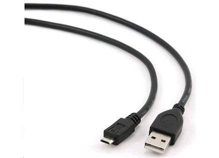 GEMBIRD Kabel USB 2.0 A-Micro B propojovací 0,5m (černý)