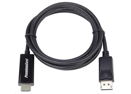 PREMIUMCORD Kabel DisplayPort - HDMI 5m PREMIUMCORD Kabel DisplayPort - HDMI 5m