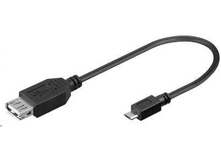 PREMIUMCORD Redukce USB 2.0 A - Micro B OTG, kabel (F/M, On The Go kompatibilní) PREMIUMCORD Redukce USB 2.0 A - Micro B OTG, kabel (F/M, On The Go kompatibilní)