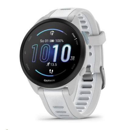 Garmin GPS sportovní hodinky Forerunner® 165, Mist grey/Whitestone, EU