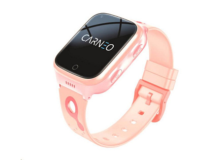 CARNEO dětské GPS hodinky GuardKid+ 4G Platinum pink