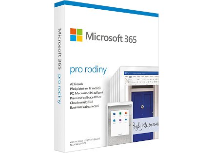 Microsoft 365 Family ESD (pro rodiny - 1rok)