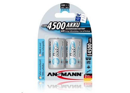 Baterie - Ansmann maxE Baby NiMH 2xC 4500mAh (2ks/Blistr)