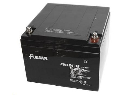 Baterie - FUKAWA FWL 24-12 (12V/24 Ah - M5), životnost 10let