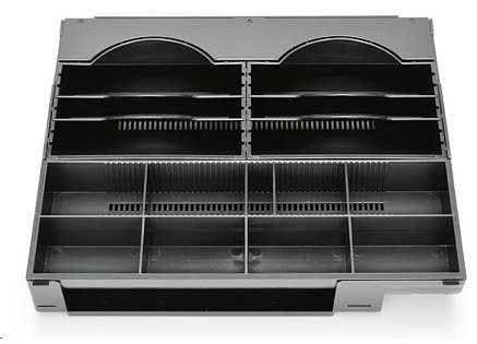 Virtuos plastový EURO pořadač na peníze pro C410/C420/C430, přihrádky na bankovky