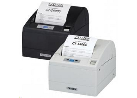 Citizen CT-S4000/L, USB, LPT, 8 dots/mm (203 dpi), cutter, black