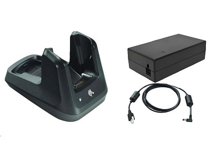 Zebra nabíječka MC33, Nabíjecí kolíbka + dobíjení náhradní baterie, zdroj, DC kabel
