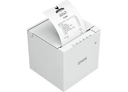 Epson TM-m30III, USB, USB-C, BT, Ethernet, Wi-Fi, 8 dots/mm (203 dpi), cutter, white